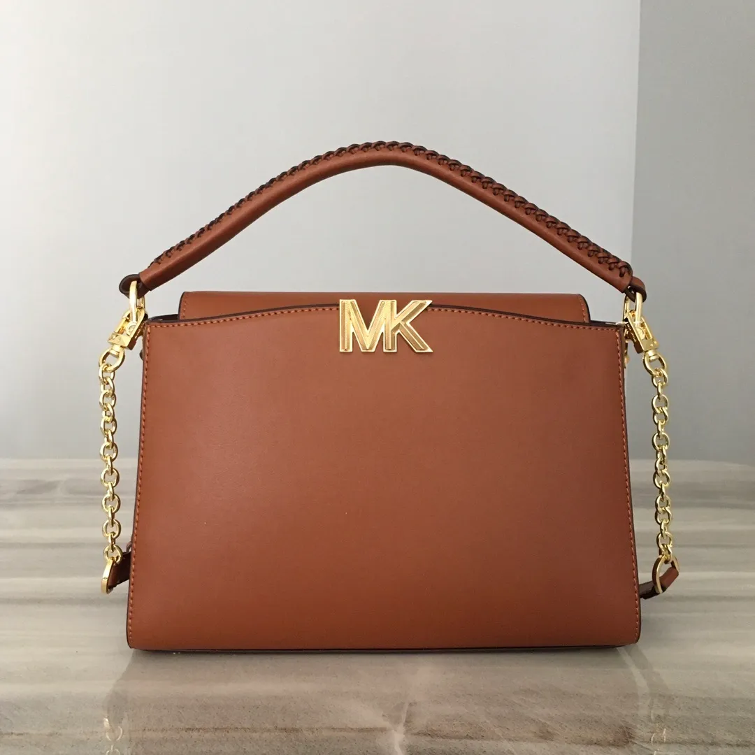 All Categories Official Website "Brand Women's Bags" Women's Bags 💙 MK 2023 New MK Genuine Leather Crossbody Bag